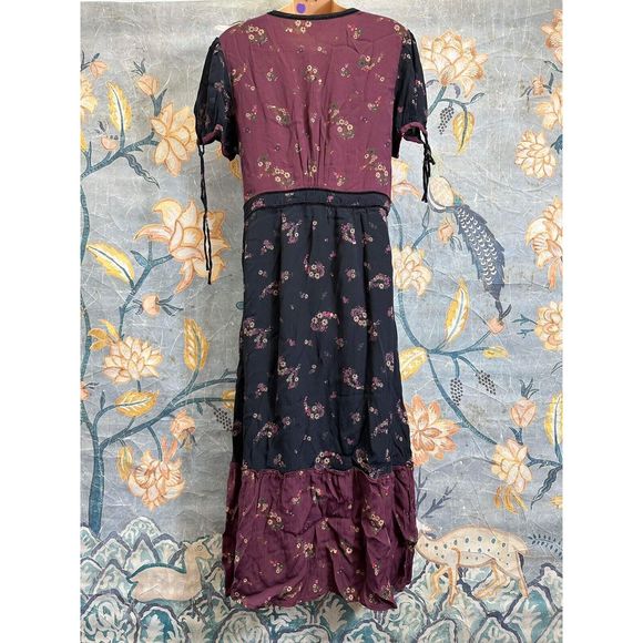 New Anthroologie Patricia Patchwork Dress size Large - Picture 8 of 10